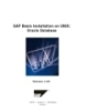 SAP Basis Installation on UNIX: Oracle Database