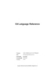 C# Language Reference