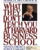 Những gì người ta không dạy bạn ở trường kinh doanh Harvard