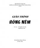 Giáo trình bóng ném: Phần 1 - TS. Nguyễn Anh Tuấn, Nguyễn Đắc Thịnh
