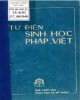 Ebook Từ điển sinh học Pháp-Việt: Phần 2